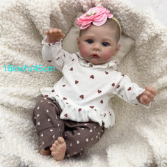 Realistic Reborn Kids Doll Soft Handcrafted 3D Skin with Visible Veins