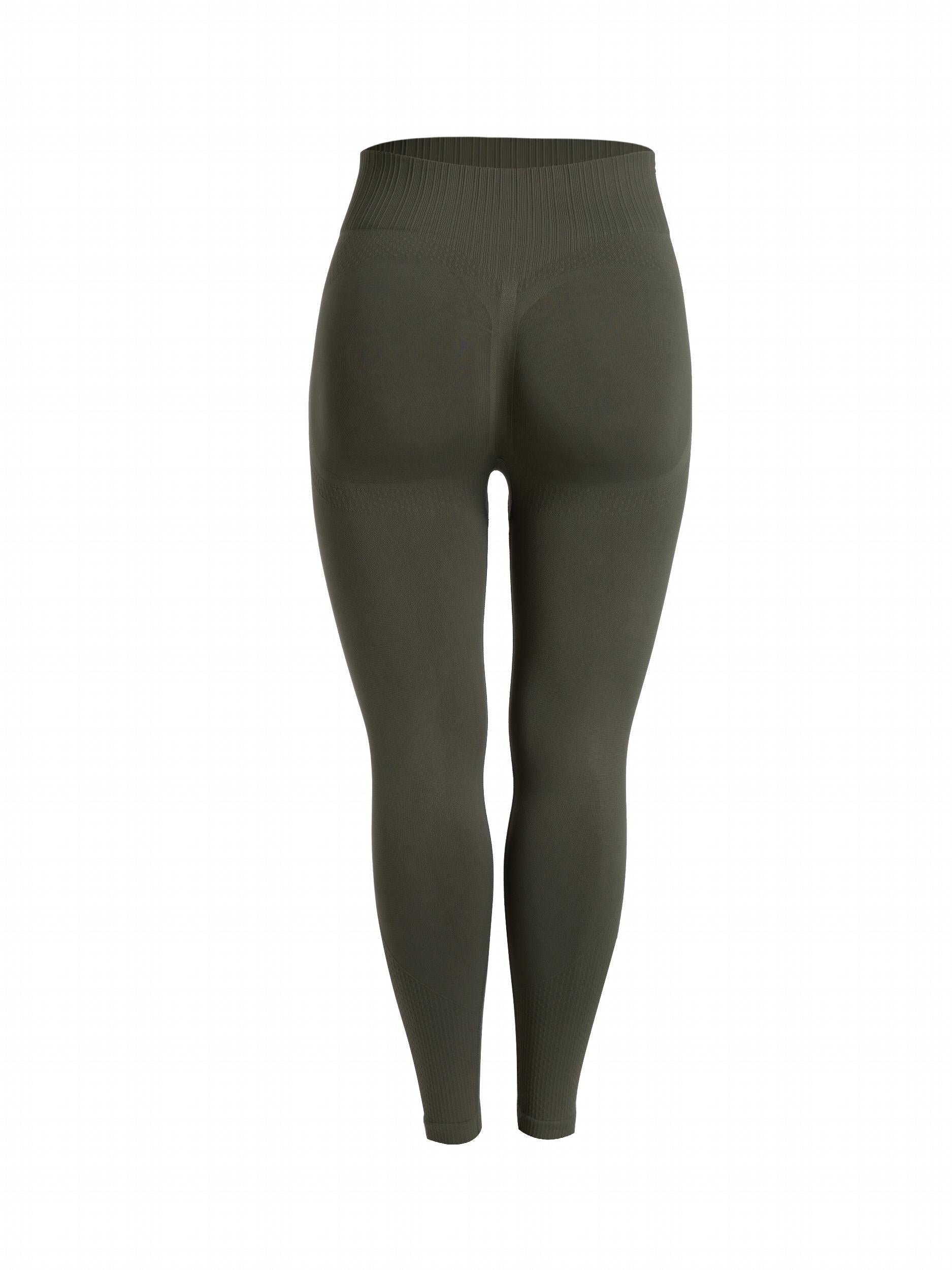 Ribbed High Rise Yoga Leggings