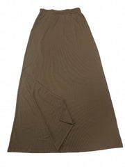 High Waist Solid Split Maxi Skirt for Women