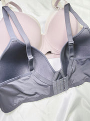3 Pack Plus Size Bra Set Women's Plus Molded Cup Smoothing