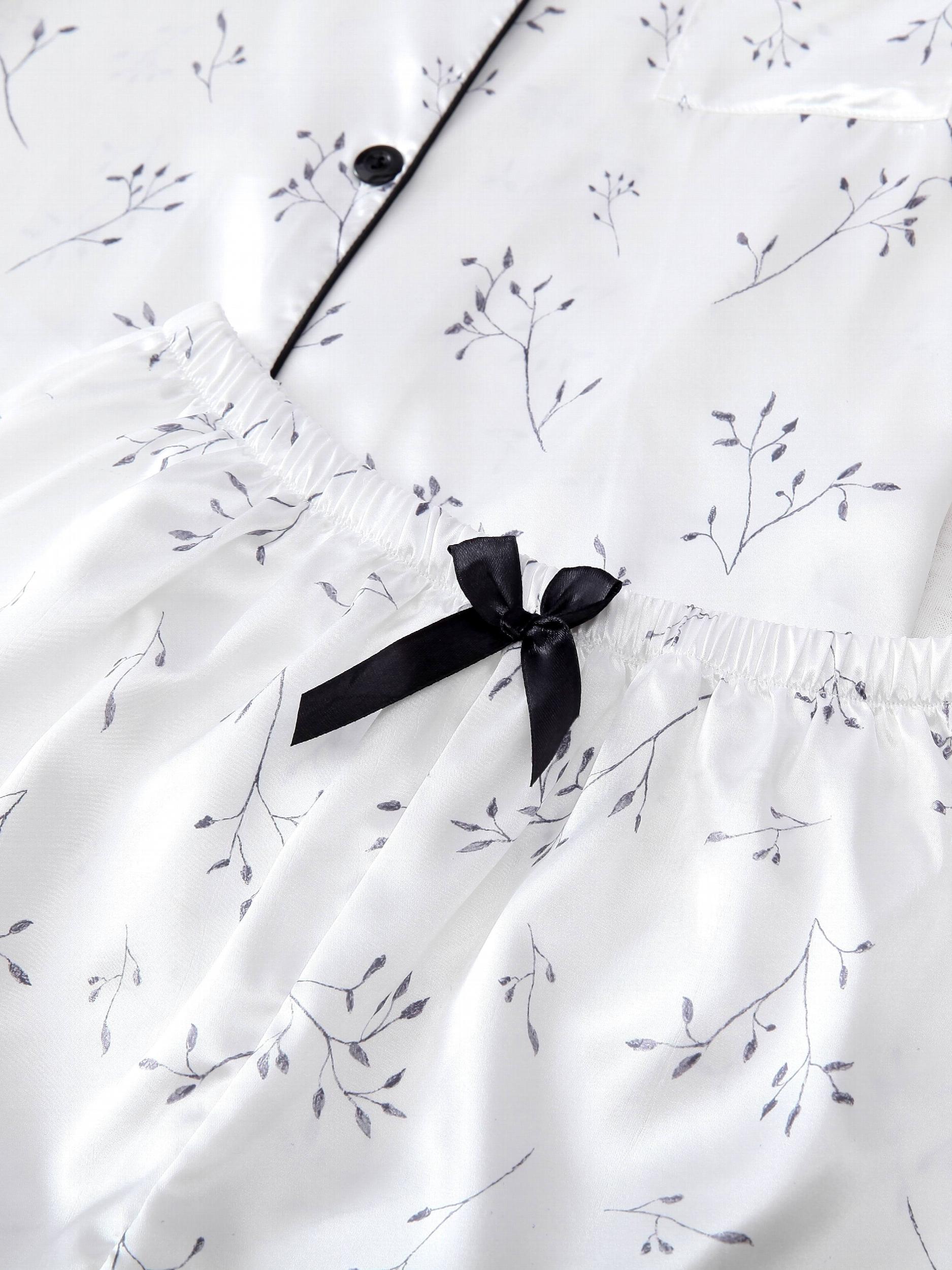 Floral Print Pajama Set Women's Sleepwear