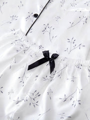 Floral Print Pajama Set Women's Sleepwear