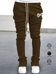Men's Comfy Bell Bottom Pants Hip Hop Style Joggers