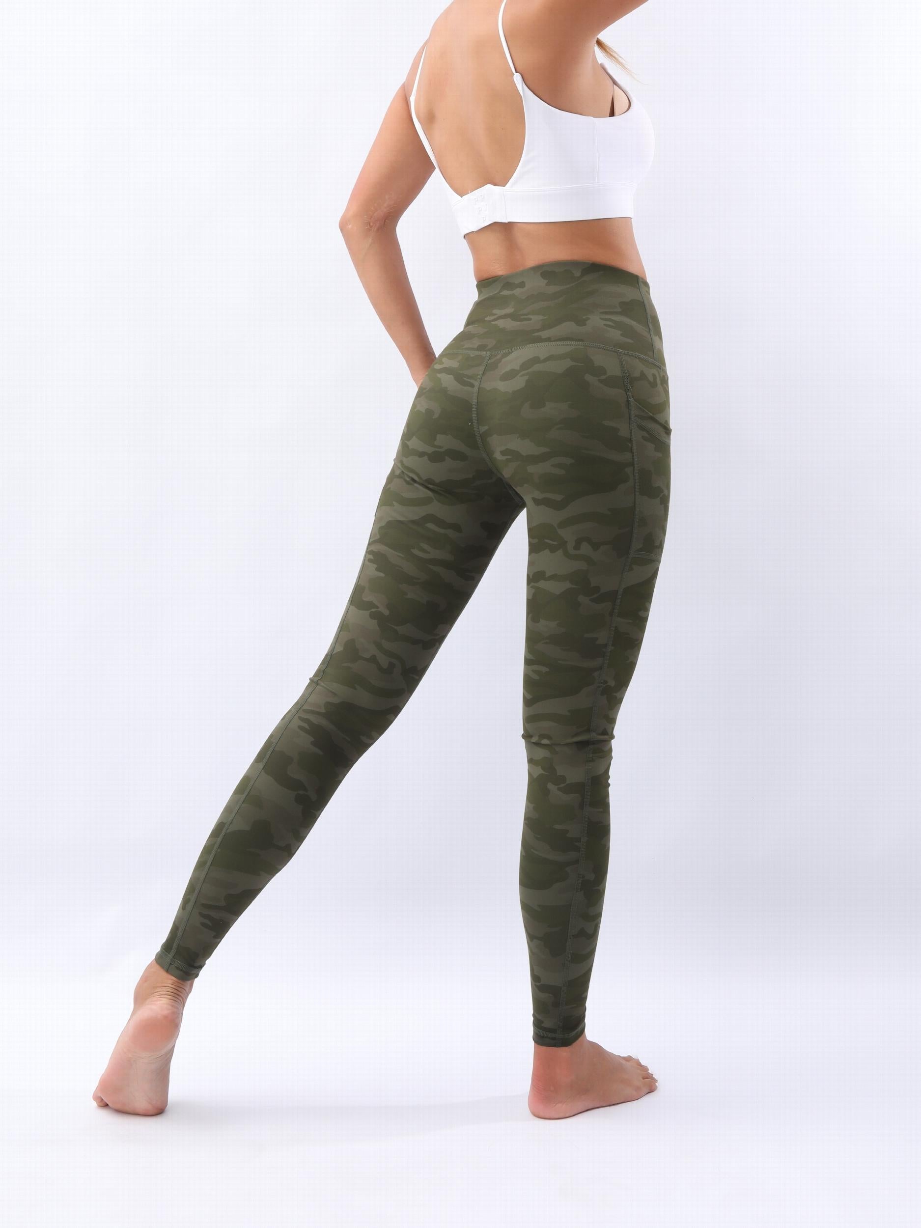 Camouflage Print Yoga Pants High Waist Workout Leggings