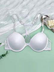 Sexy Bra Solid Underwire Stretch Lace Racer Back Bra