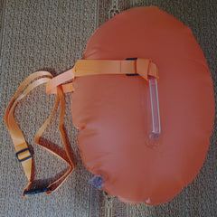 Inflatable Swim Buoy with Adjustable Waist Belt for Water Sports
