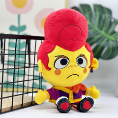 Creative Red Hair Plush Toy for Kids, 9.06-Inch, Yellow Skin