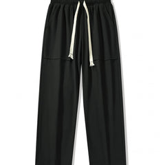 Men's Loose Drawstring Pants with Pockets for Spring and Summer