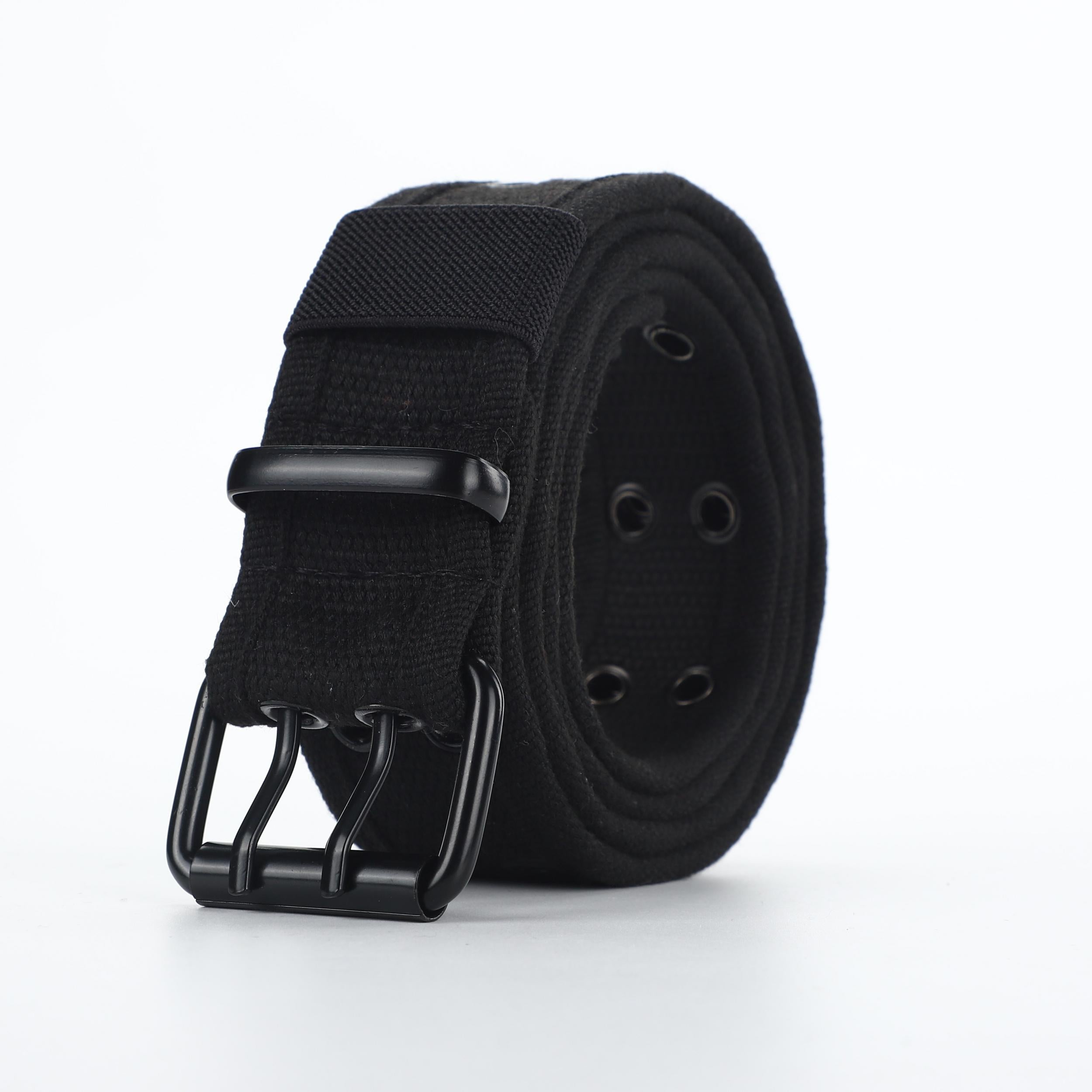 Canvas Pin Buckle Leather Belt for Men