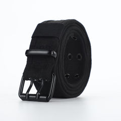 Canvas Pin Buckle Leather Belt for Men