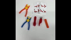 KIDNOAM Building Block Toy Disassembly Clamp Set Wooden Block Remover Hammer Kit