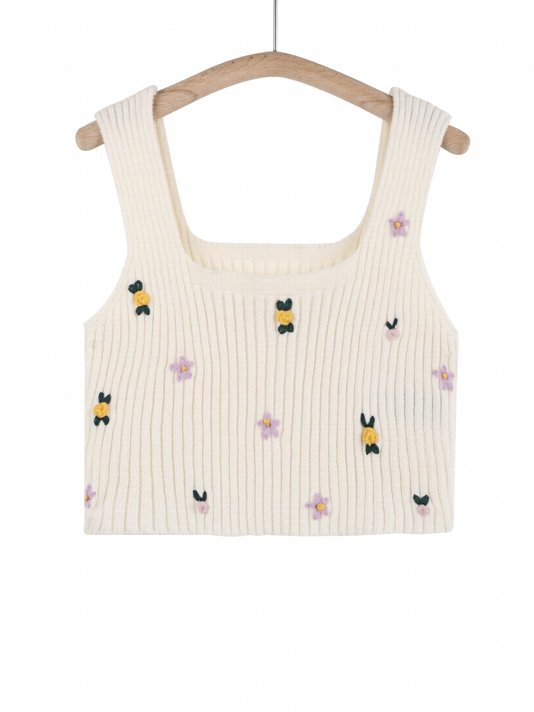 Floral Print Tank Top Summer Sleeveless Top Women's Clothing