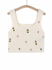 Floral Print Tank Top Summer Sleeveless Top Women's Clothing