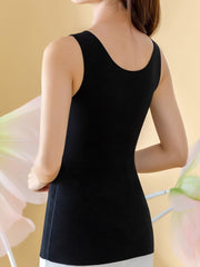 Lace Thermal Underwear V Neck Sleeveless Top