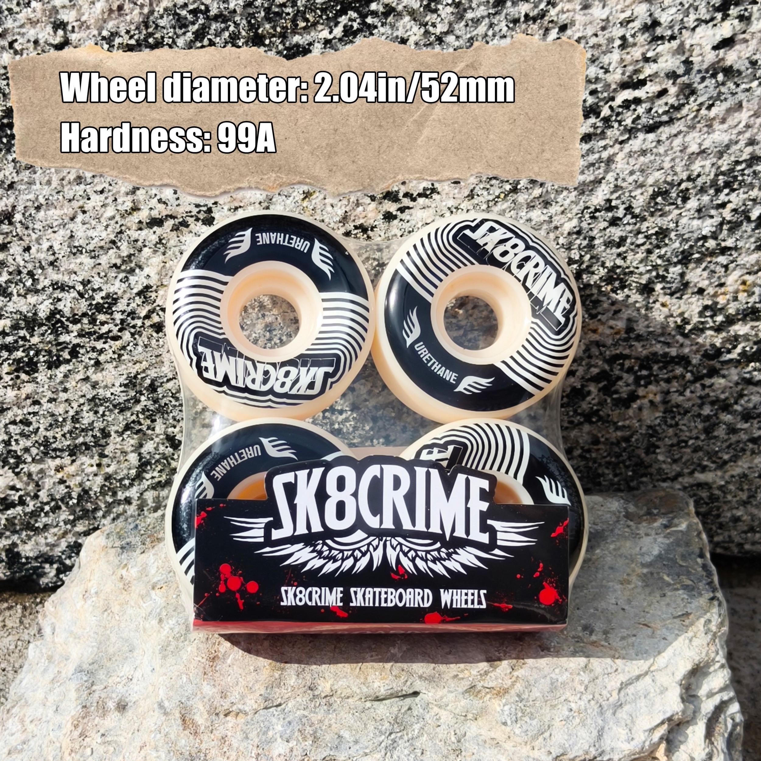 SK8Crime Skateboard Wheels 99A Pro