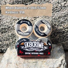 SK8Crime Skateboard Wheels 99A Pro