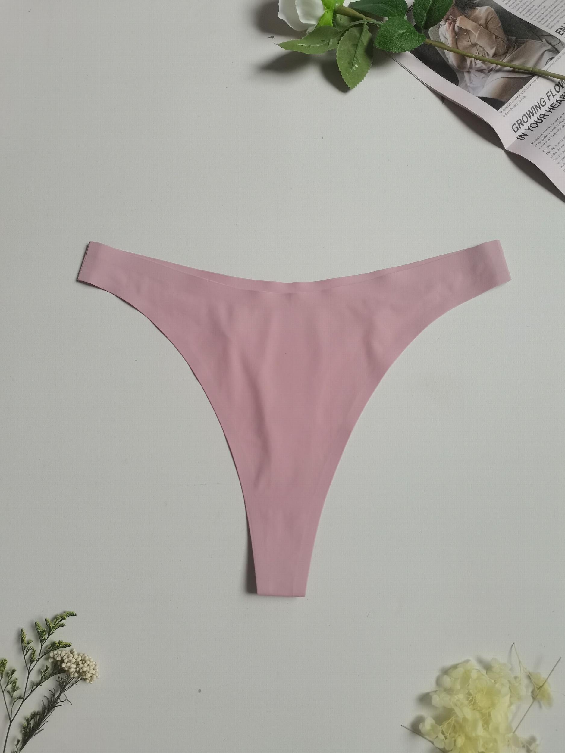 3 Pack Plus Size Seamless Low Rise Panties Set