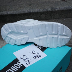 Men's Chunky Knit Sneakers for Jogging Gym