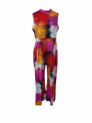 Boho Romper Women's Floral Print Round Neck Jumpsuit