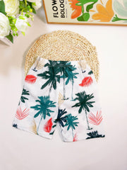 Toddler Boys Coconut Tree Graphic Beach Shorts