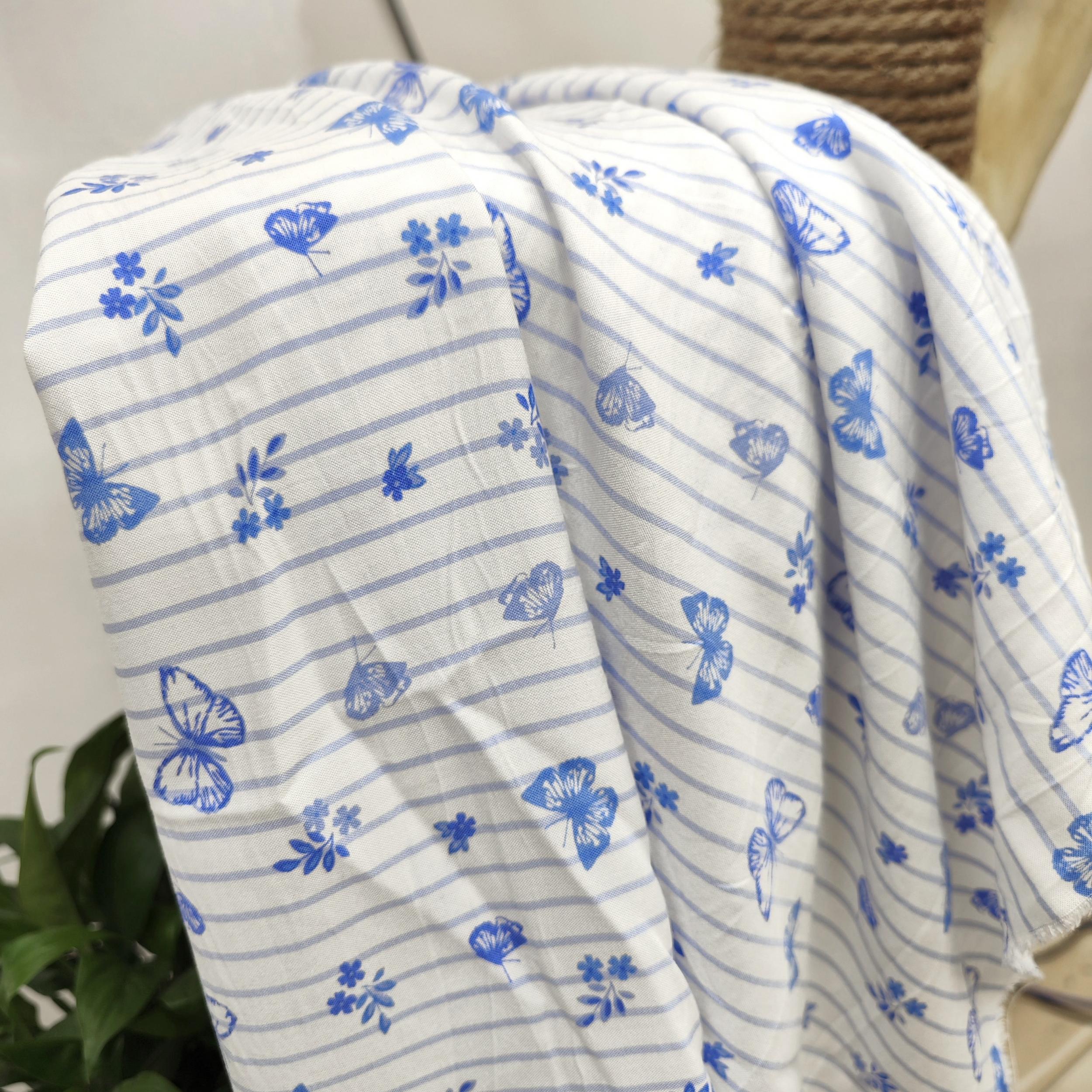 1yd DIY Cotton Fabric for Clothes Pants Dress Quilt Cover Cut Size