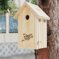 Wooden Bird Nest Pine Wood Hanging Bird House