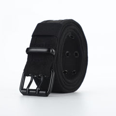 Canvas Pin Buckle Leather Belt for Men