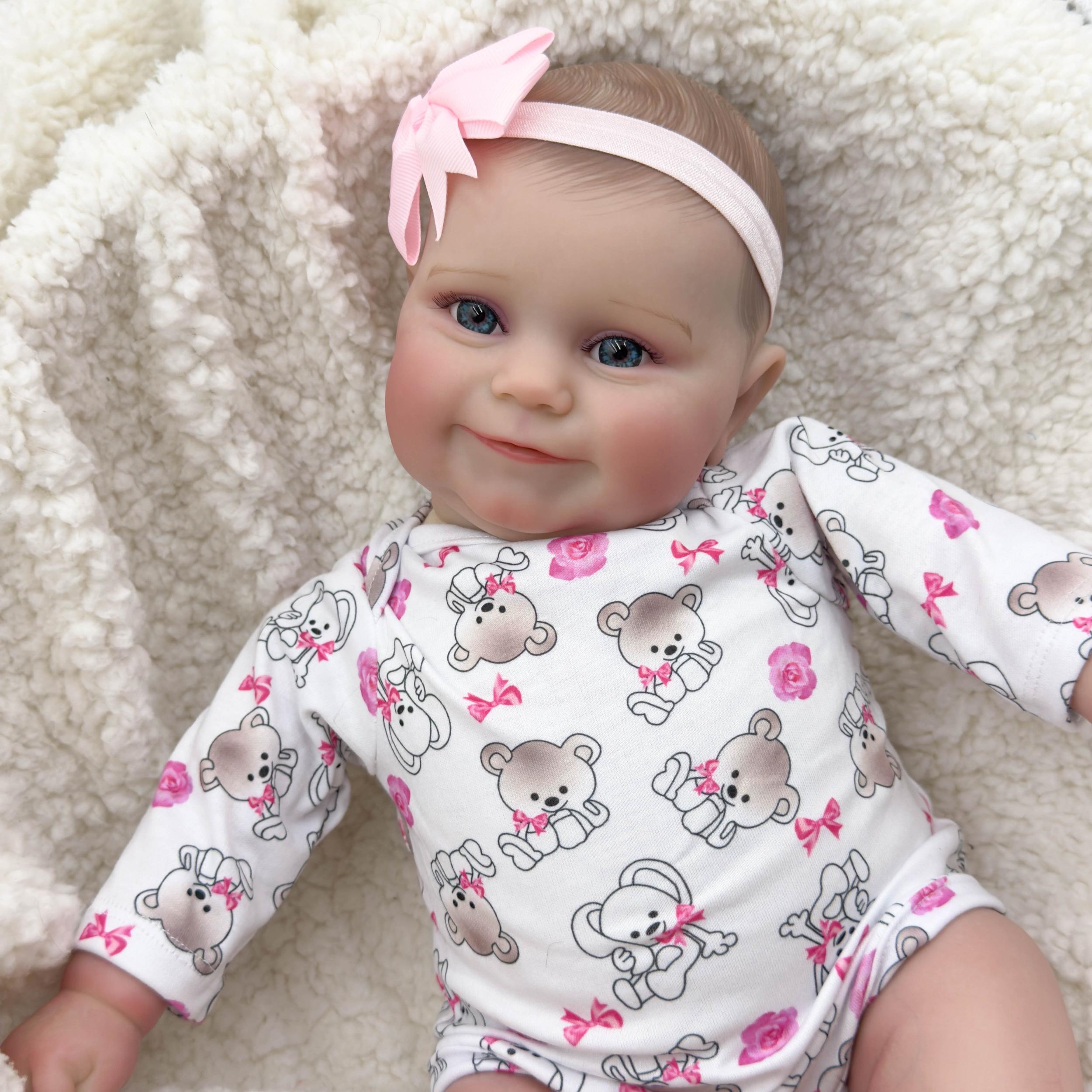 20inch Bathable Lifelike Reborn Doll Girl Full Body Vinyl Realistic Doll