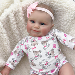 20inch Bathable Lifelike Reborn Doll Girl Full Body Vinyl Realistic Doll