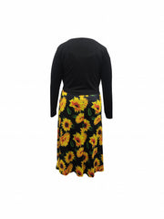 Sunflower Print Cami Dress & Long Sleeve Cardigan Set