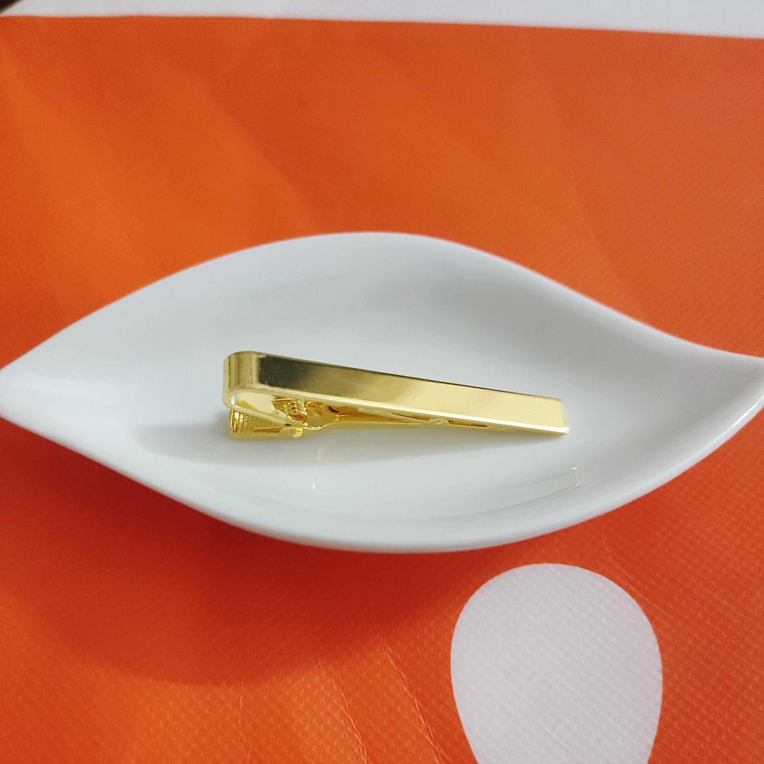 1pc Men's Tie Clip Suit Accessories Golden