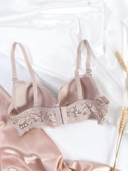 Lace Push Up Bra Comfy & Breathable Women's Lingerie