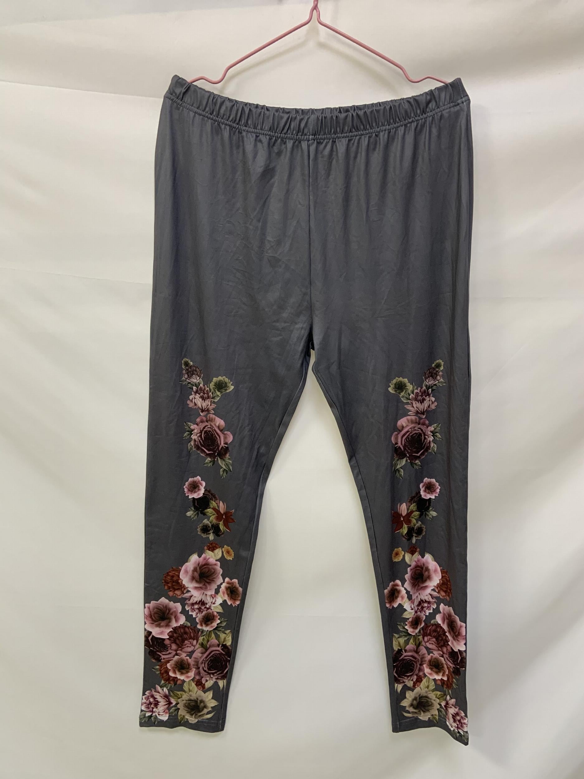 Floral Print High Rise Leggings