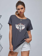 Rock Music Graphic Casual Sports Tank Top