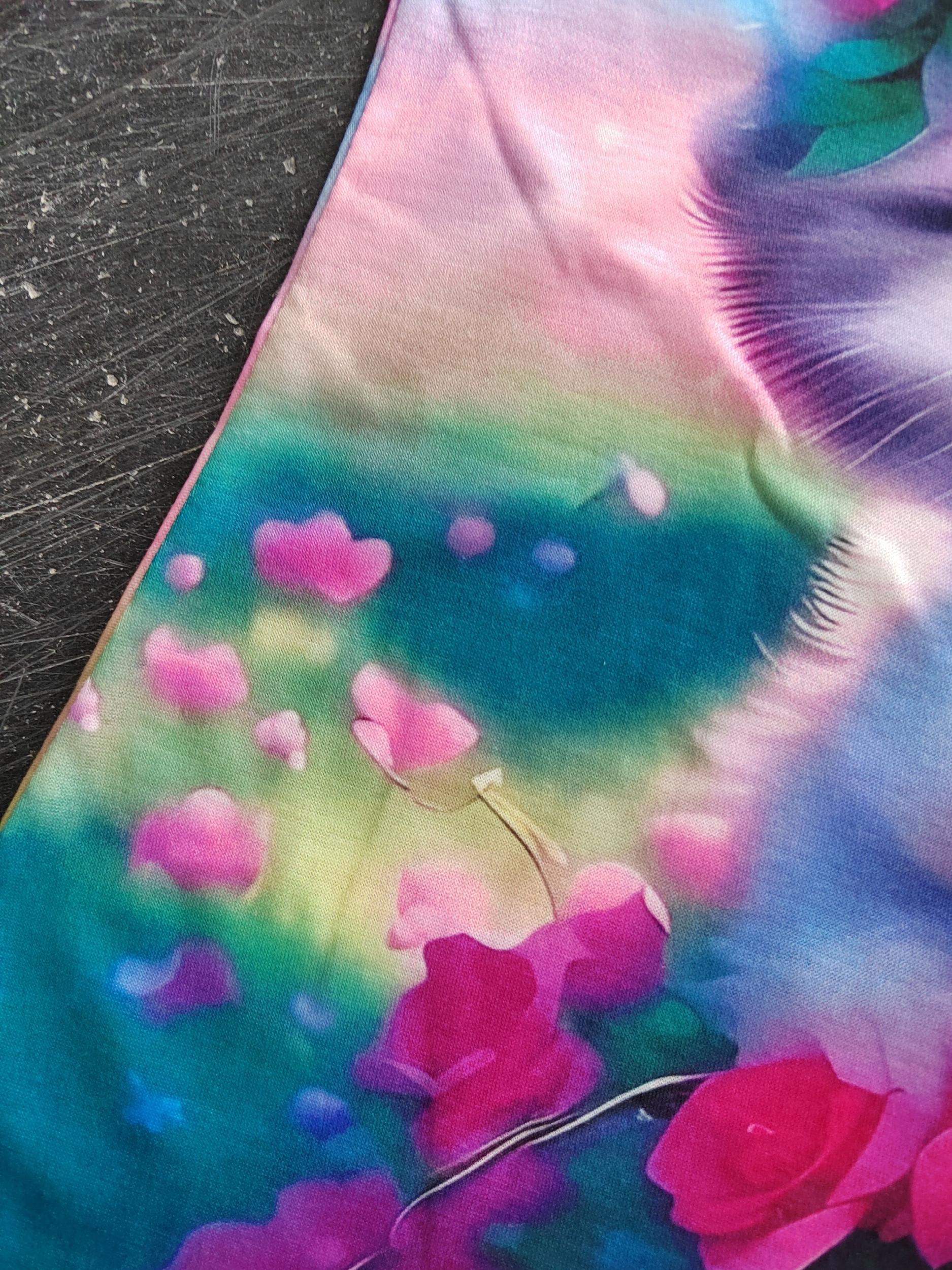3D Printed Cat Princess Dress for Girls Sleeveless Summer Casual