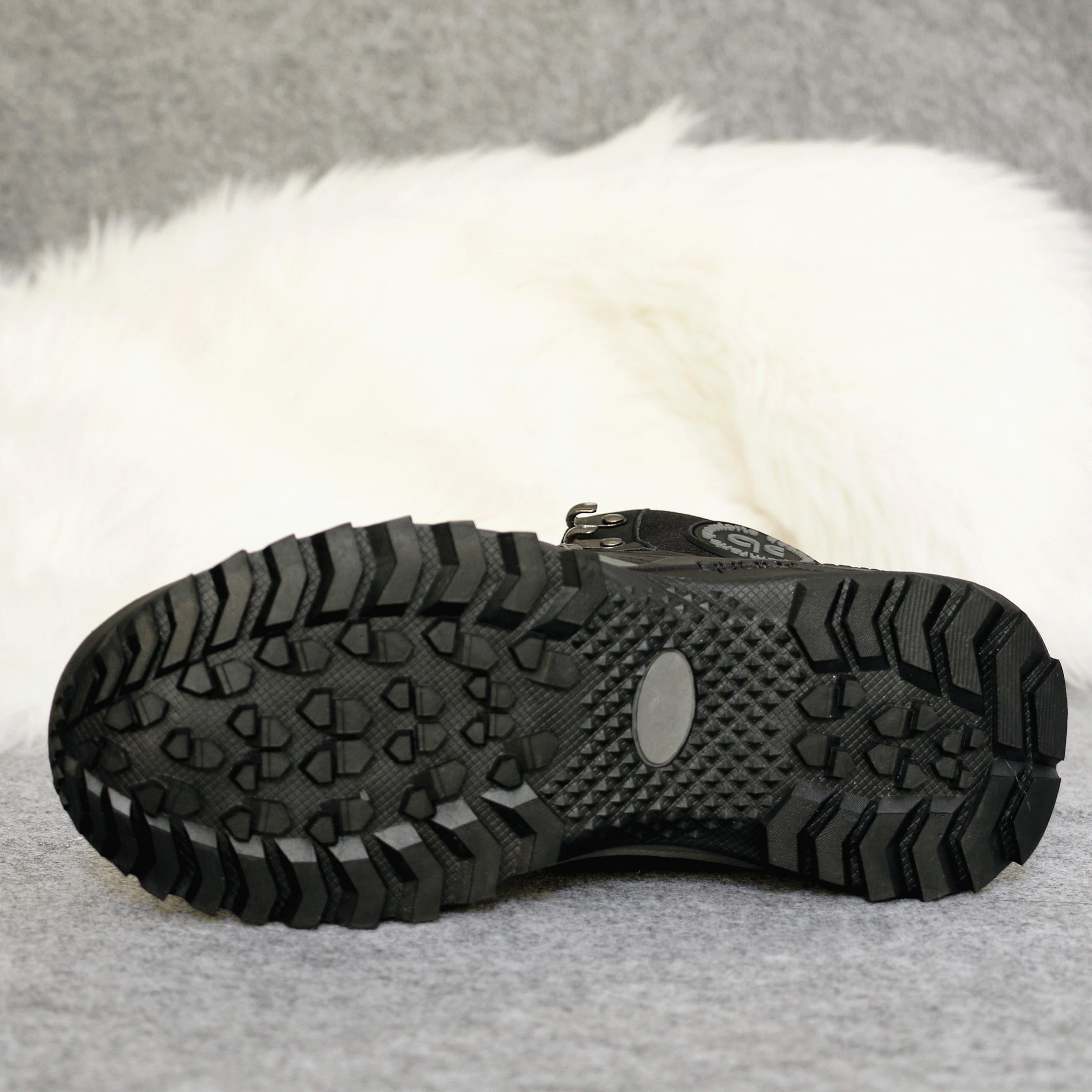 Women's Non Slip Medium Tube Snow Shoes Thick Bottom Hiking Boots