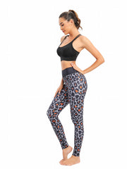 Personality Flower Print High Waist Butt Lifting Leggings