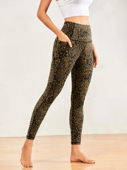 Casual Yoga Pants Slim Fit High Stretch With Pocket Yoga Leggings