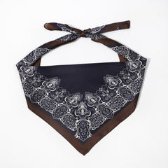 Men's Crown Pattern Square Scarf