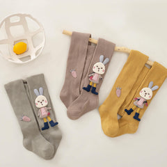 Girls Kids Rabbit Pantyhose Leggings for Spring Autumn