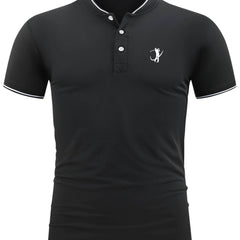 Men's Golf Shirt Golfing Print Short Sleeve Breathable Tennis Shirt