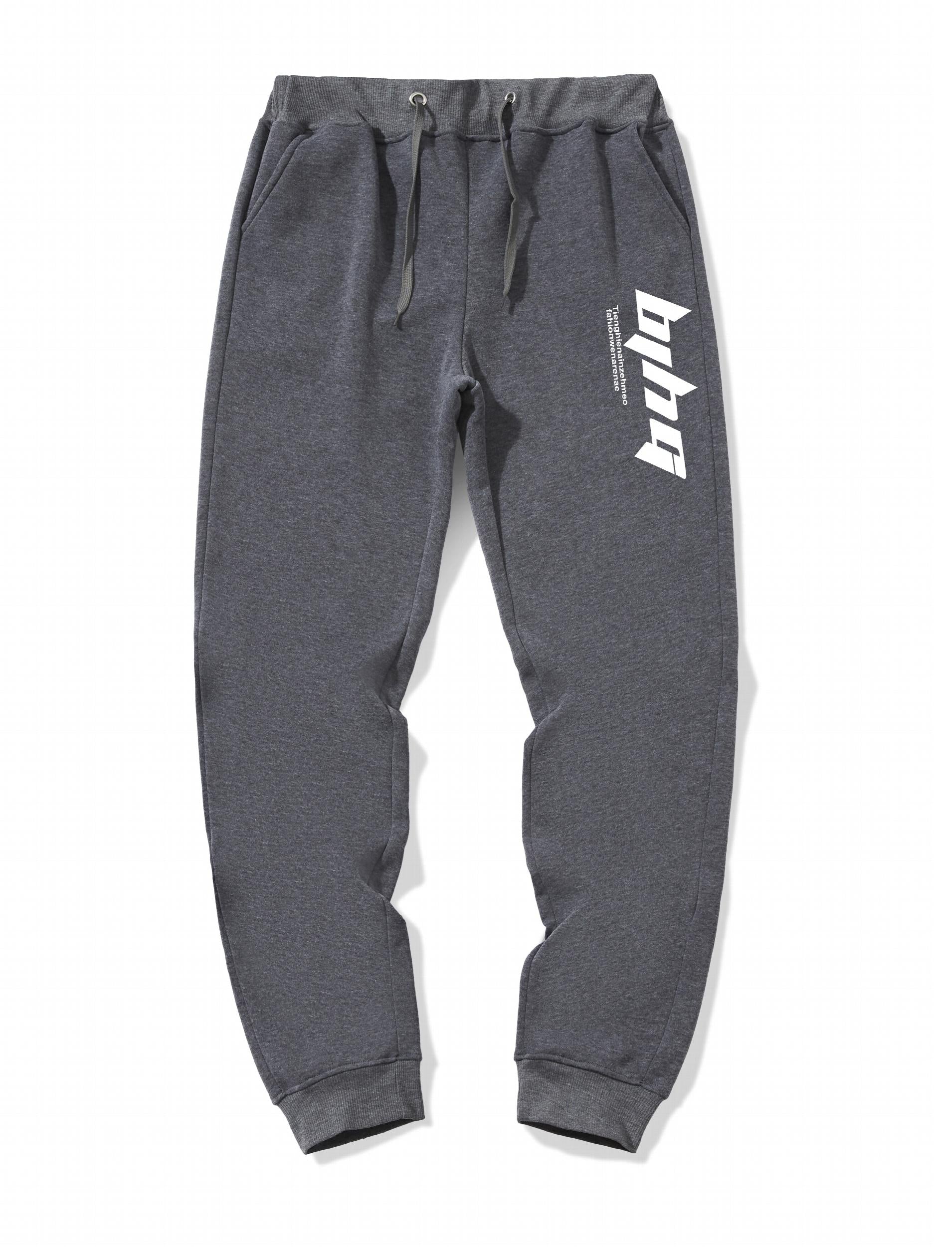 Men's American Sports Casual Trousers with Fashionable Printing