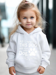 Girl's 2-Piece Sporty Outfit Set, Perfect for Spring and Fall