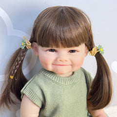 Raya Dimpled Girl Doll Waterproof Simulation Toy for Kids