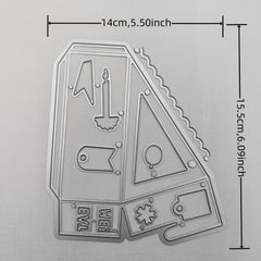Metal Cutting Dies Stencil For Birthday Cake Box Greeting Card DIY