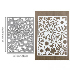 Embossing Folder Metal Cutting Die DIY Scrapbooking Gift Card Flower Butterfly