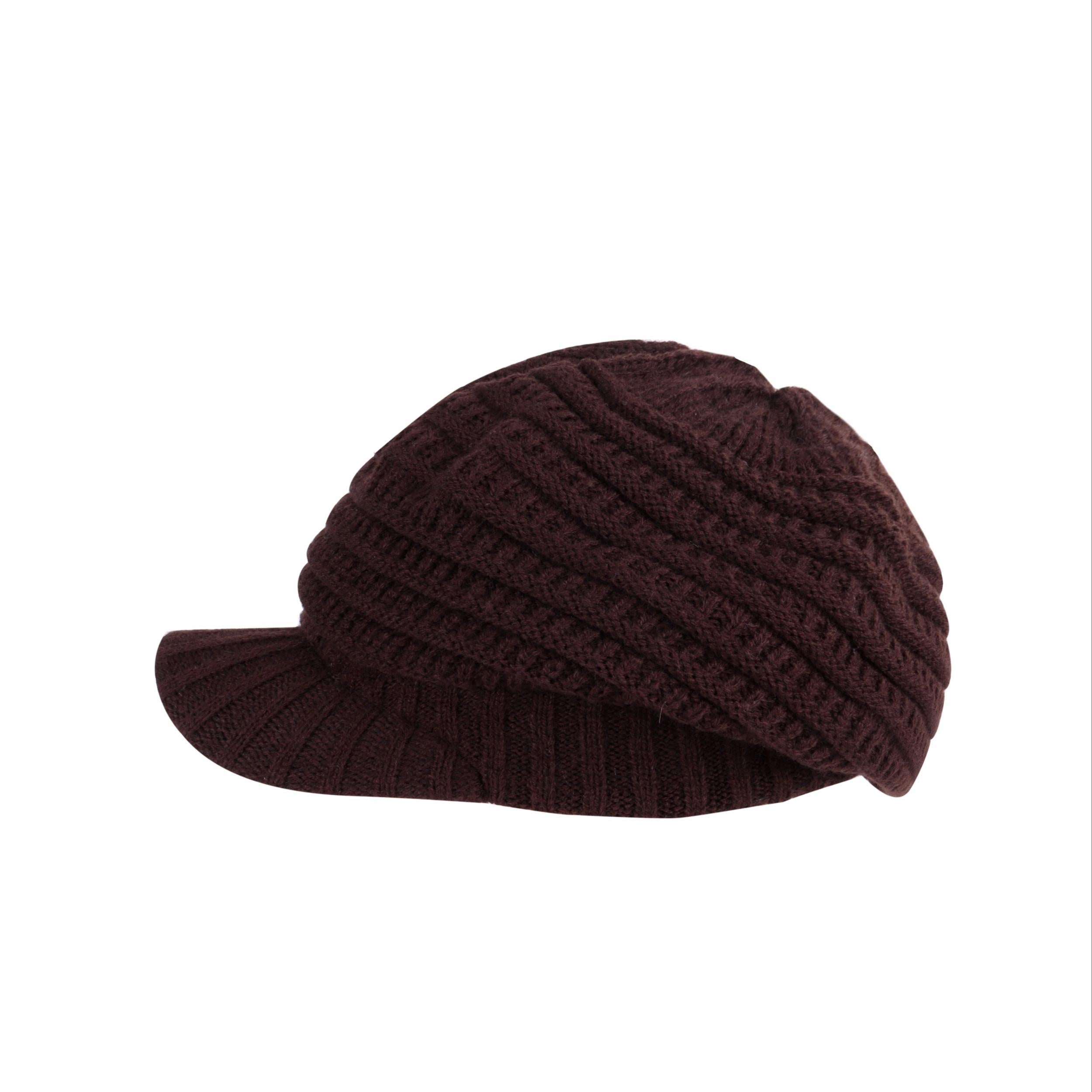 Women's Solid Knitted Beret Vintage Warm Beret Hat