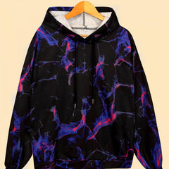 Tie Dye Sports Hooded Sweatshirt Street Casual Hoodie Women's Sporty Sweatshirt