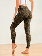 Casual Yoga Pants Slim Fit High Stretch With Pocket Yoga Leggings