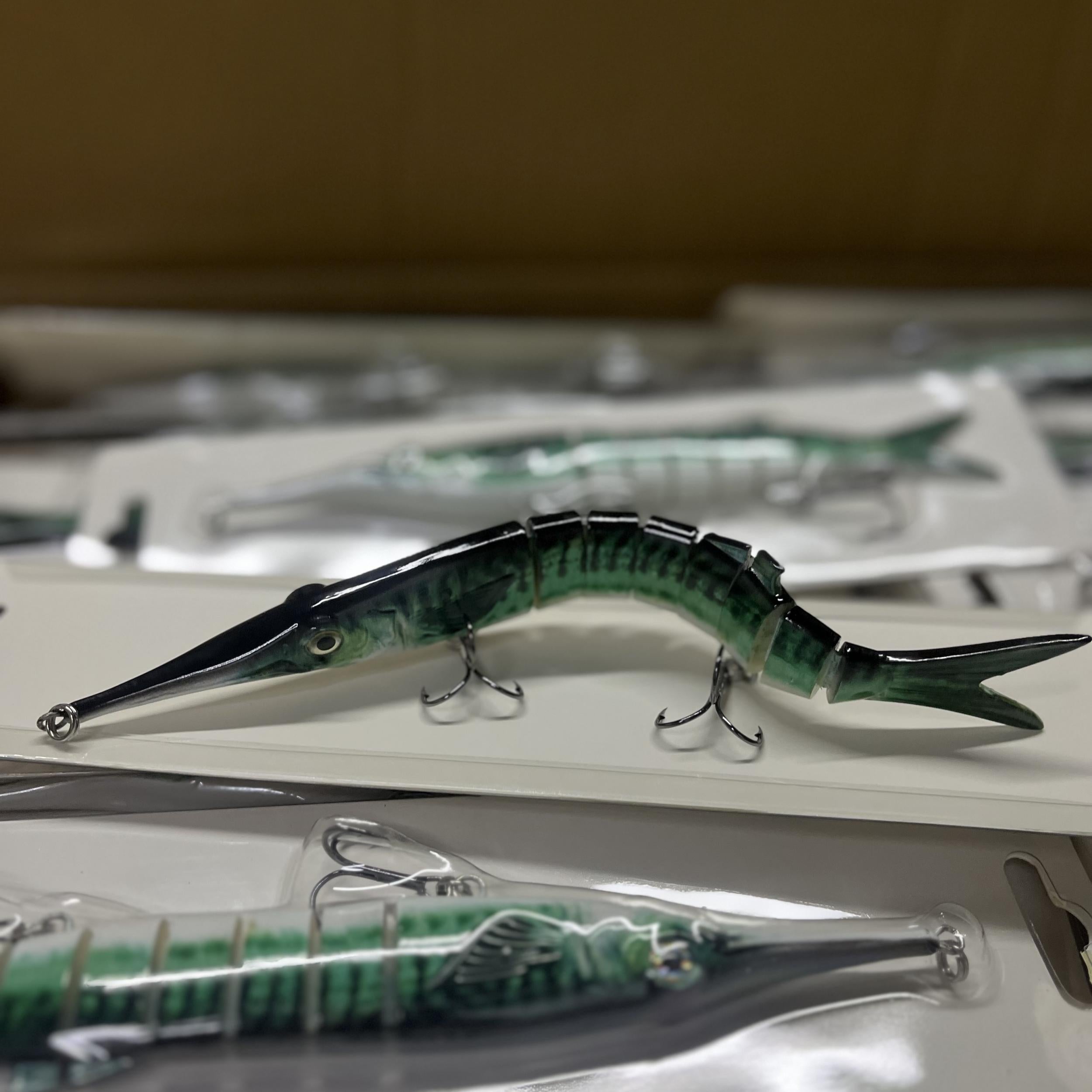 Realistic Fishing Lure High Plastic Bait for Bass Trout Various Species